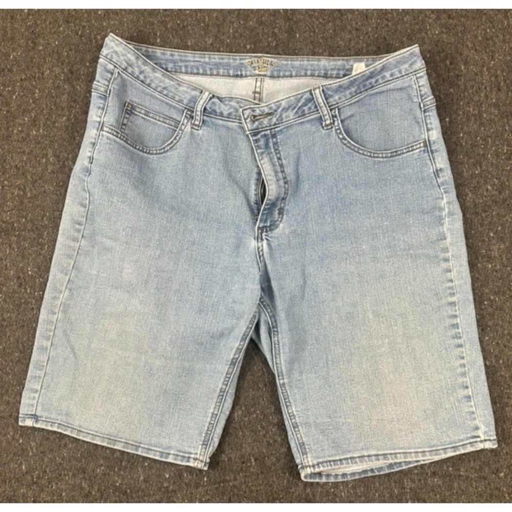 Lee Riders women midrise casual blue short jeans Womens Size 18M